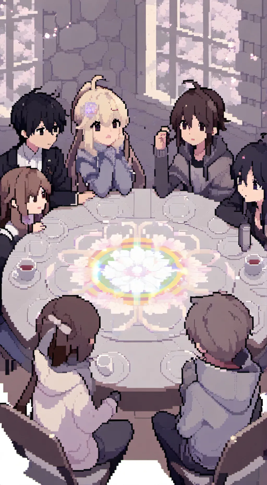 ai character: DW fan club background