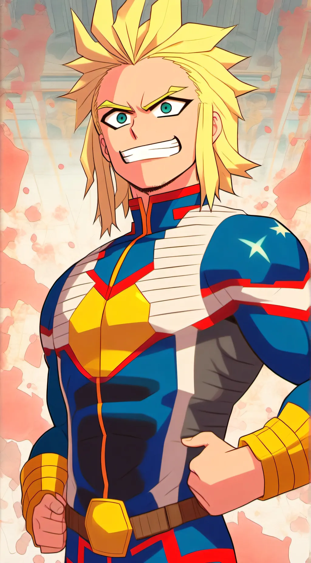 ai character: All Might  background