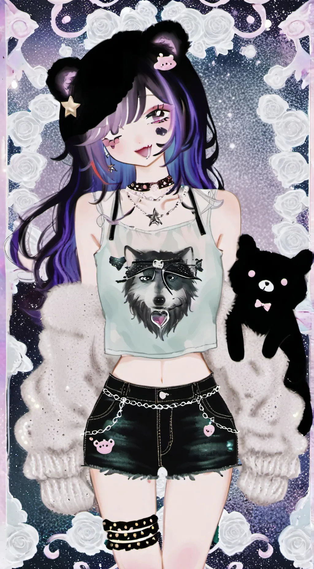 ai character: Hh pick me background