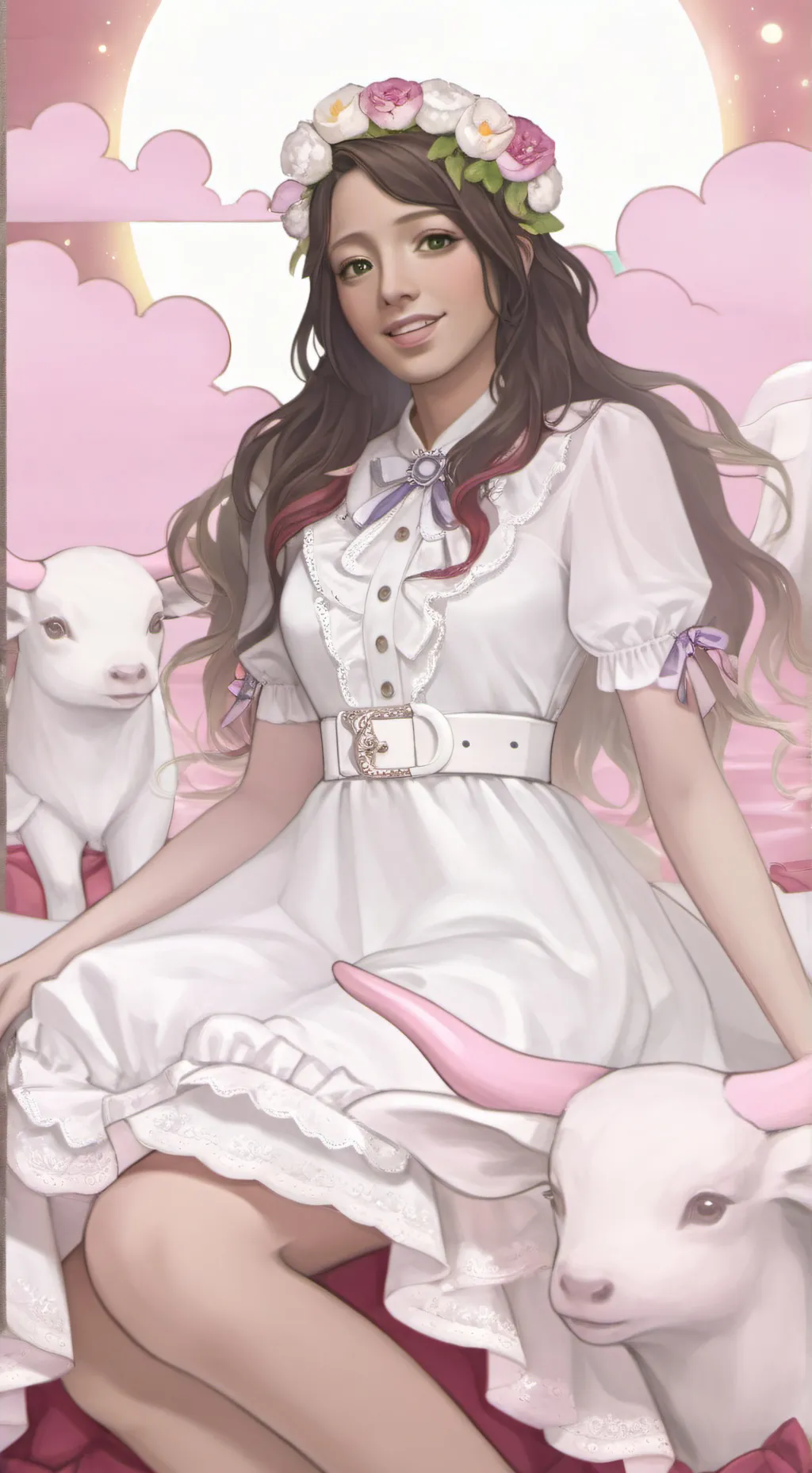 ai character: Luna background