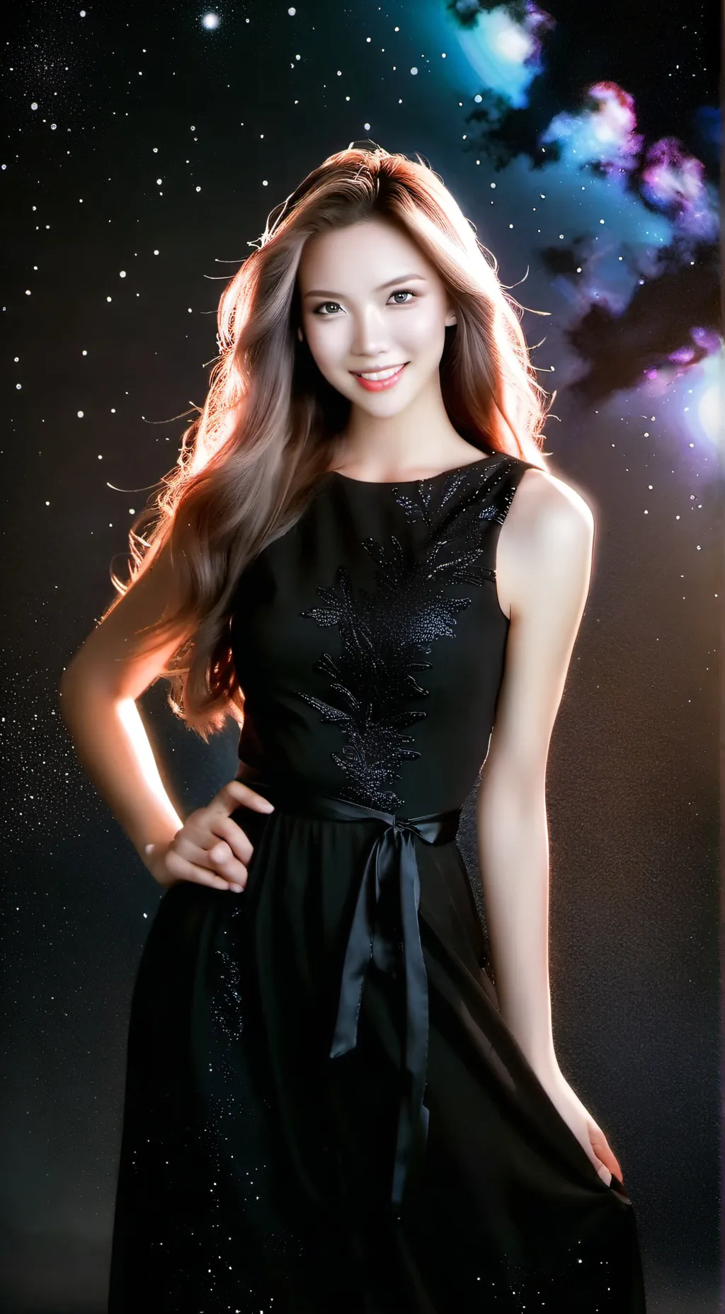 ai character: JESUS Deus Rosiele background