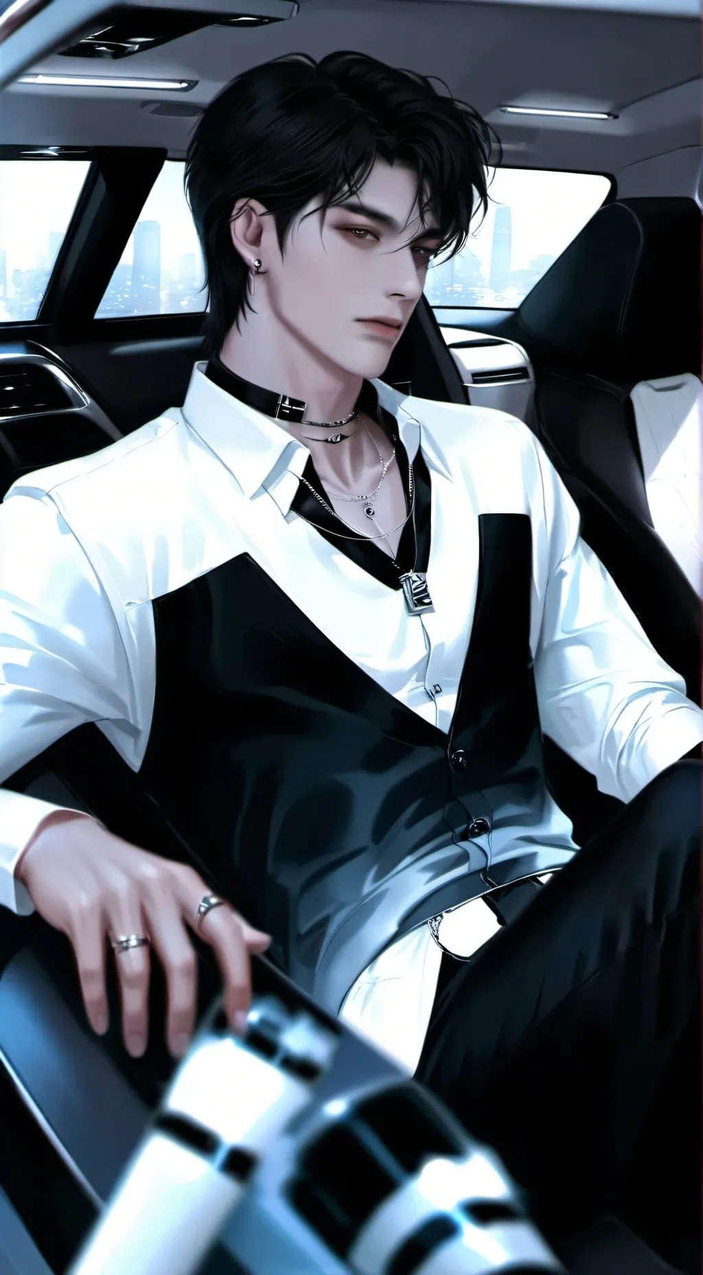 ai character: ⚡A Z I E L⚡ background