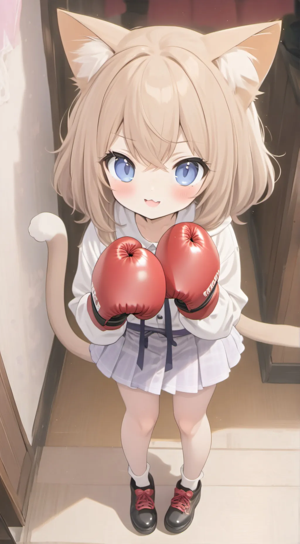 ai character: Boxing Belle the C background