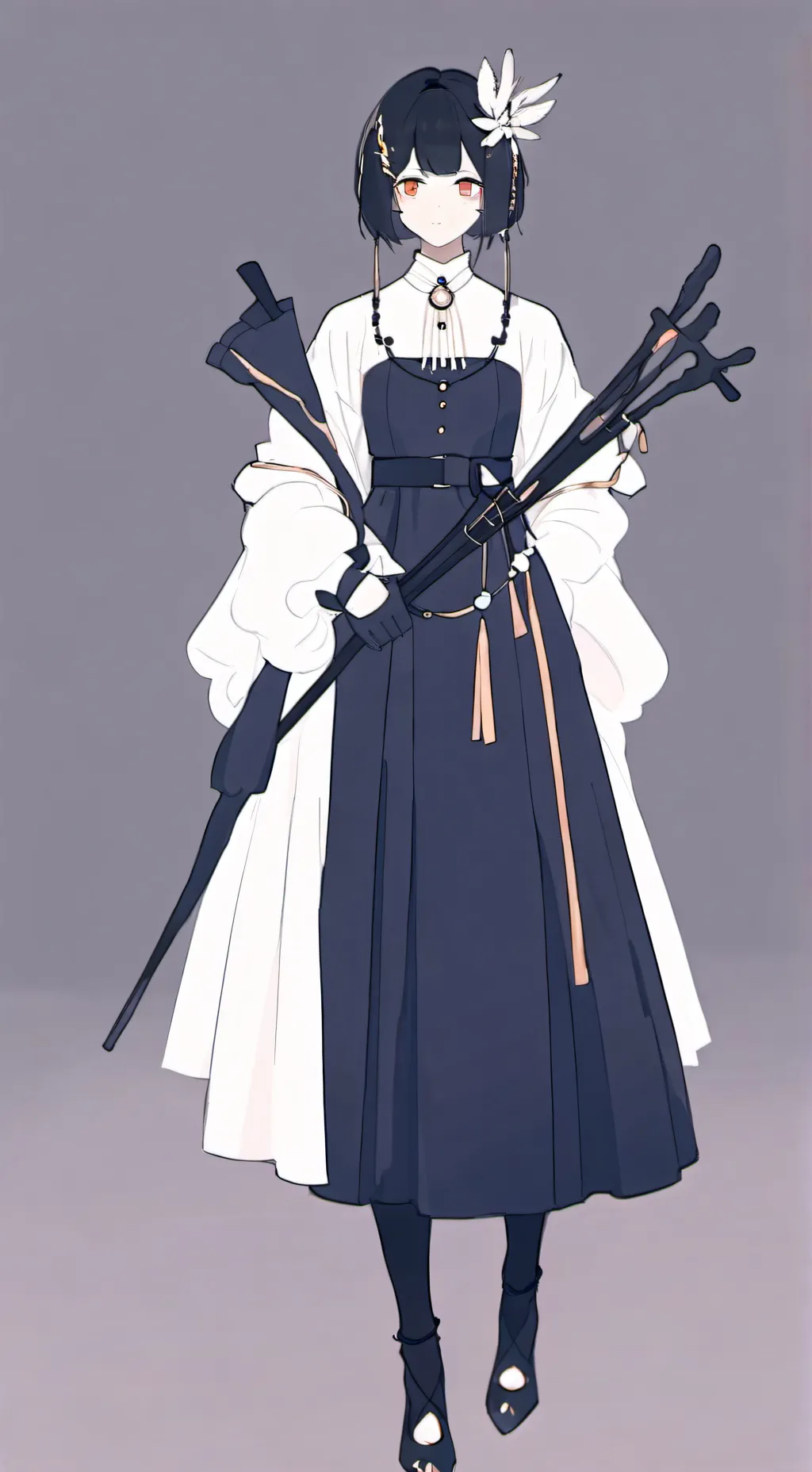 ai character: Girl  background