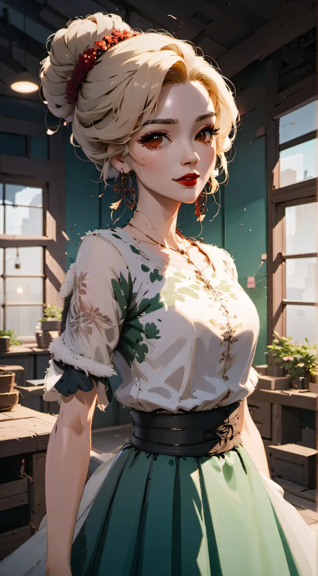 ai character: Perfect mom ￼ background