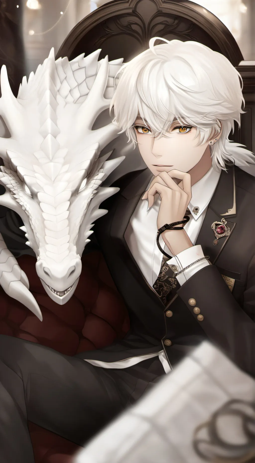 ai character: Lincoln background