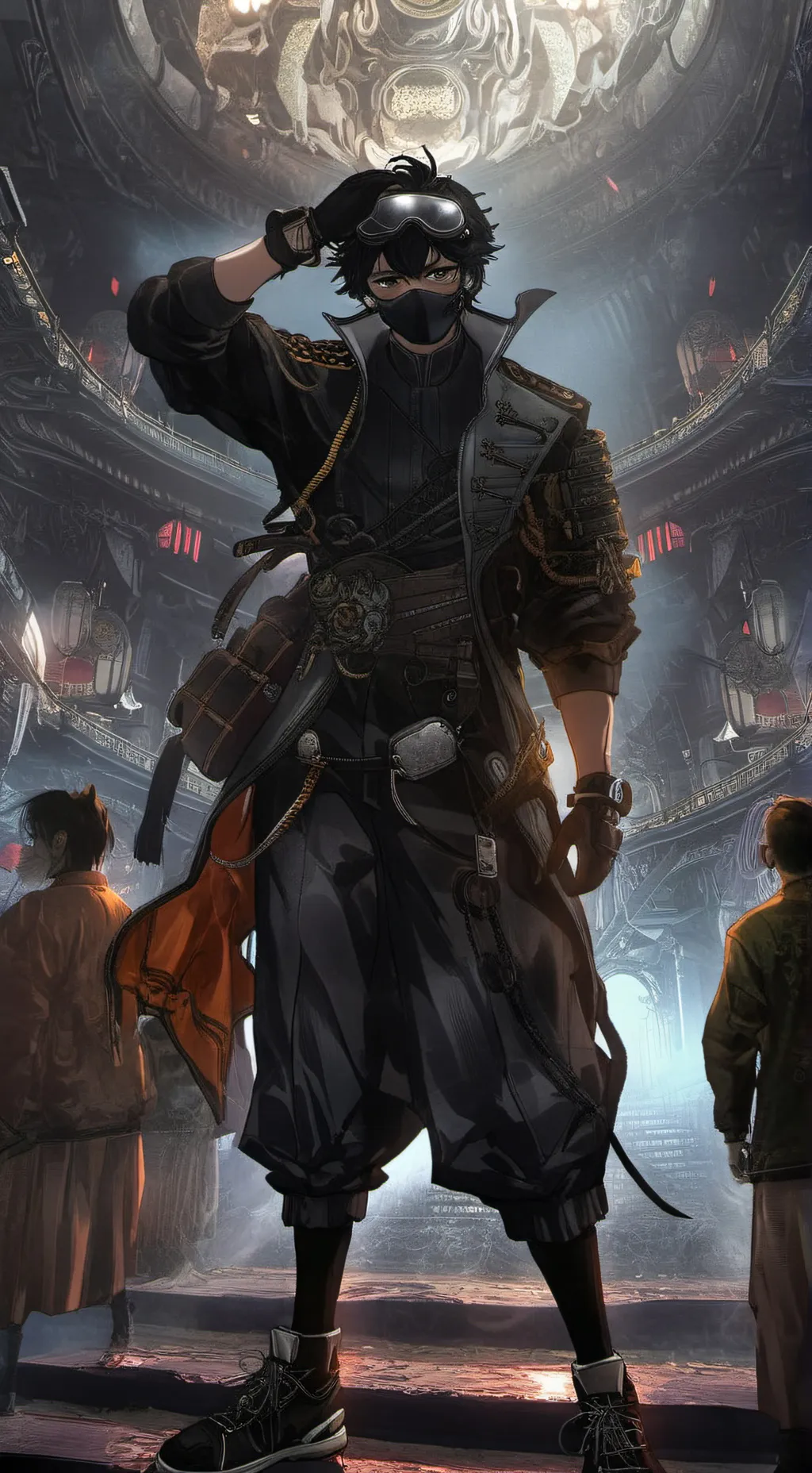 ai character: Kamir Khan  background