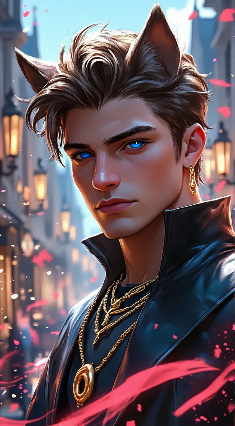 ai character: Austine Vivienne background