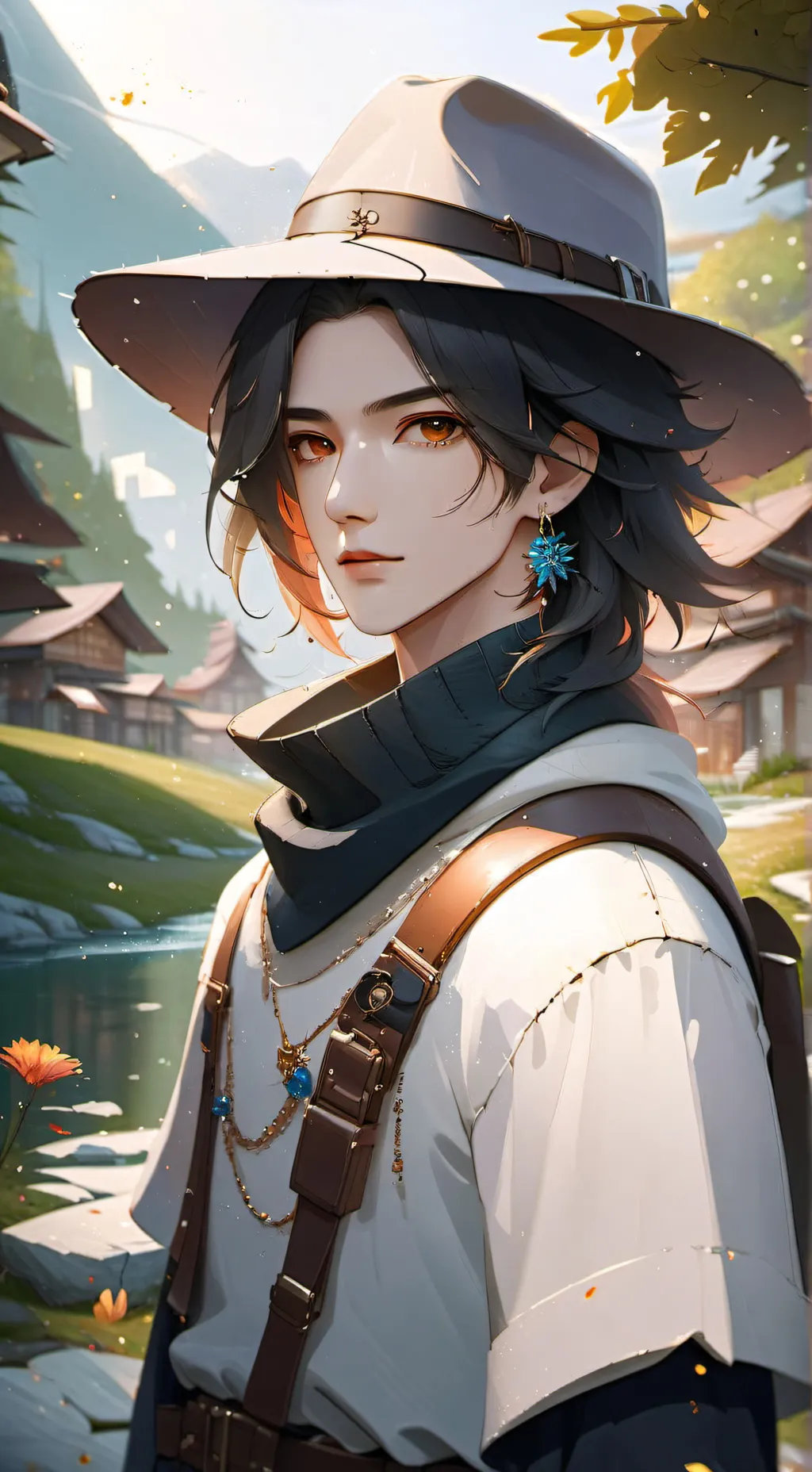 ai character: jace💗♡ background