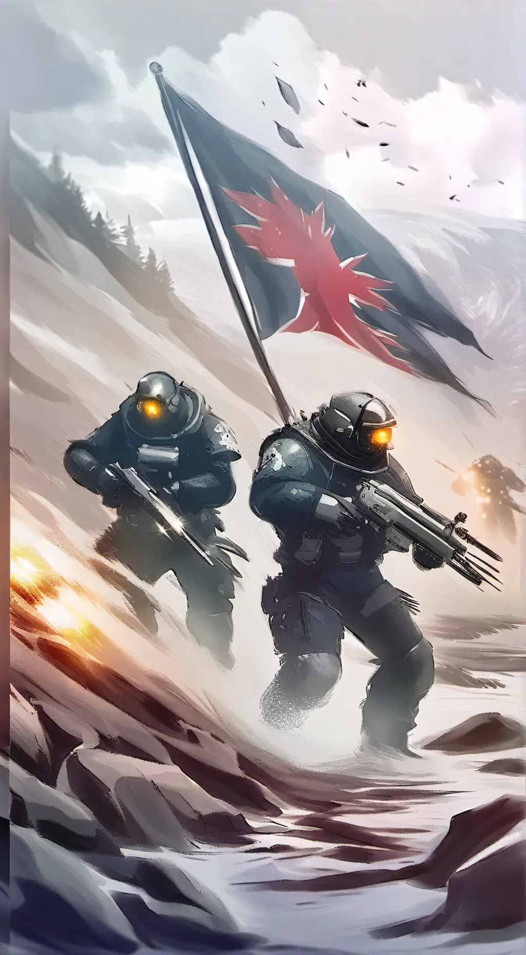 ai character: the end  background