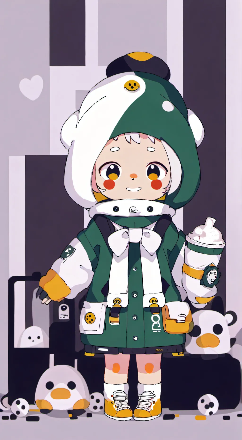 ai character: MHA :D background