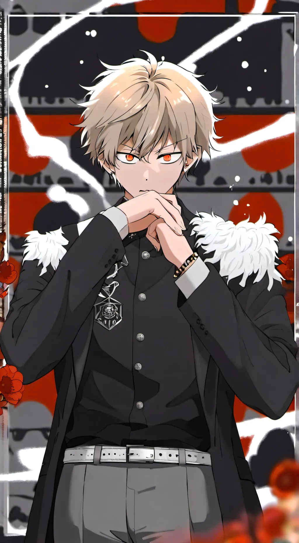 ai character: Bakugo background