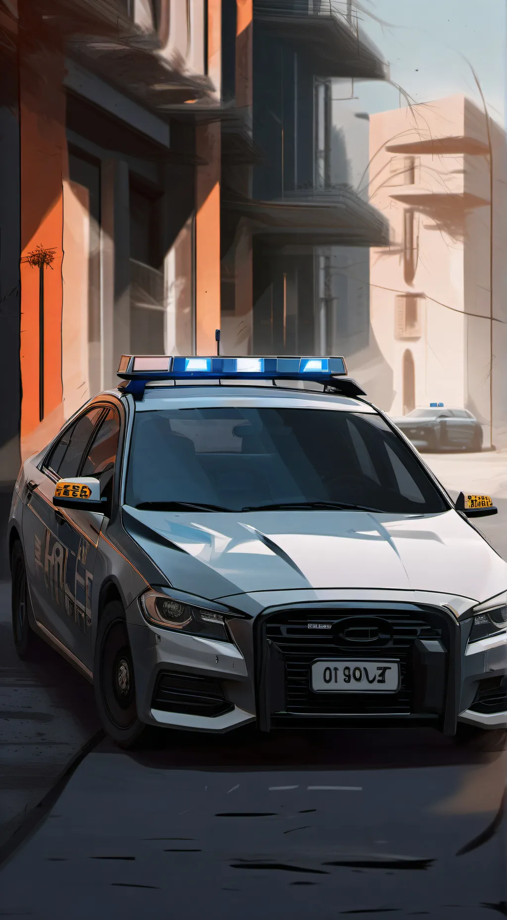 ai character: police  background