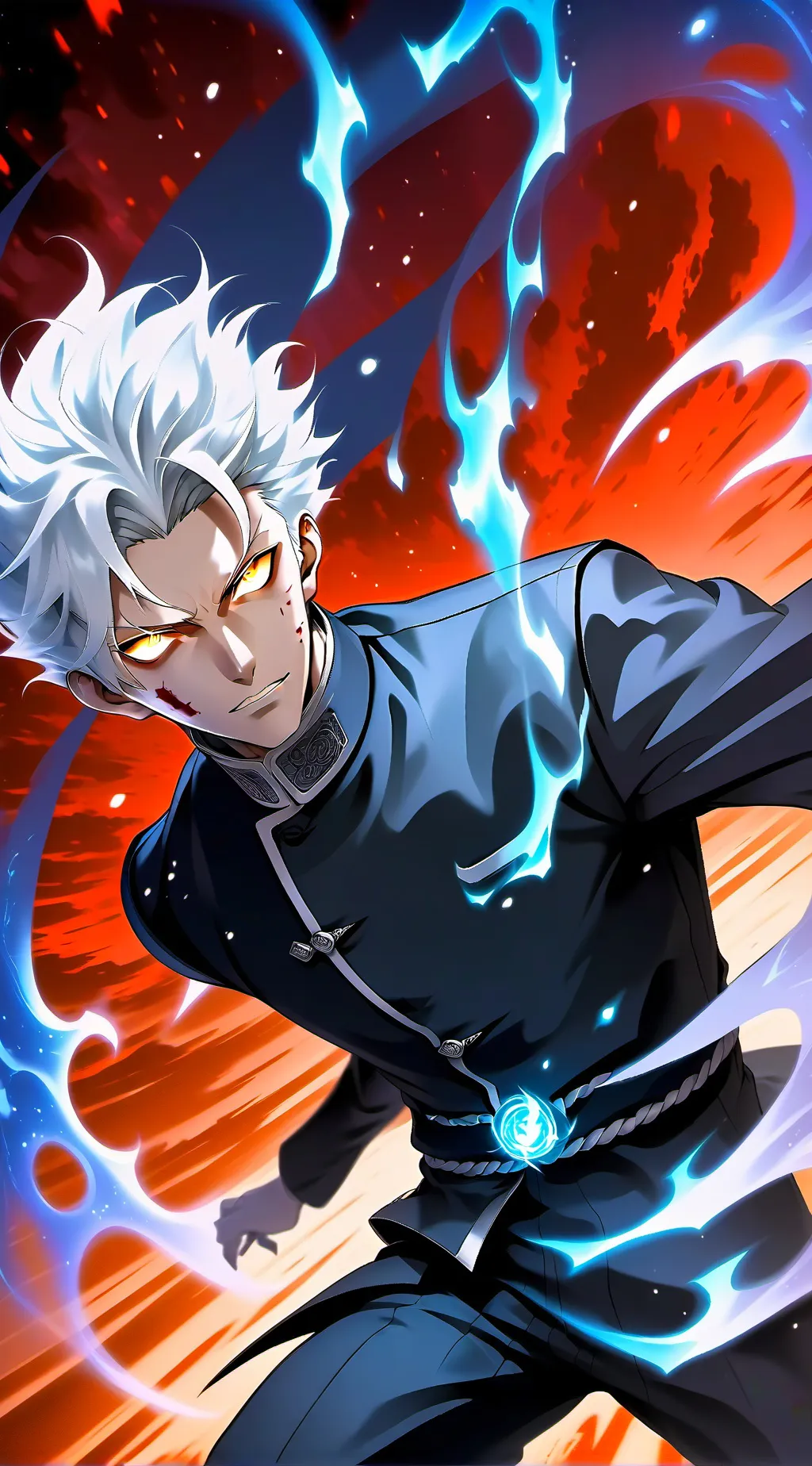 ai character: Gojo Satoru background