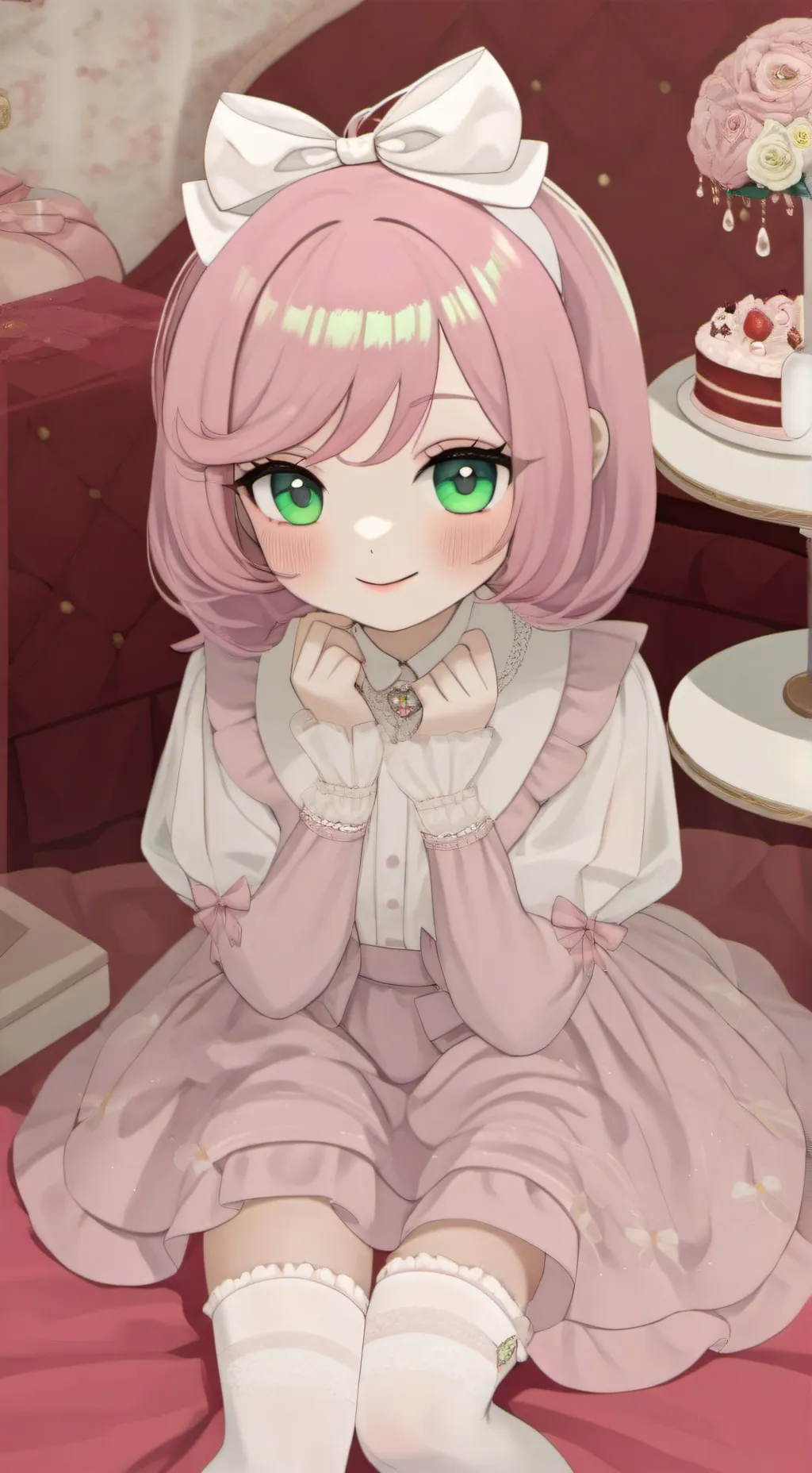 ai character: 🍡(-Rumi-)🍡 background