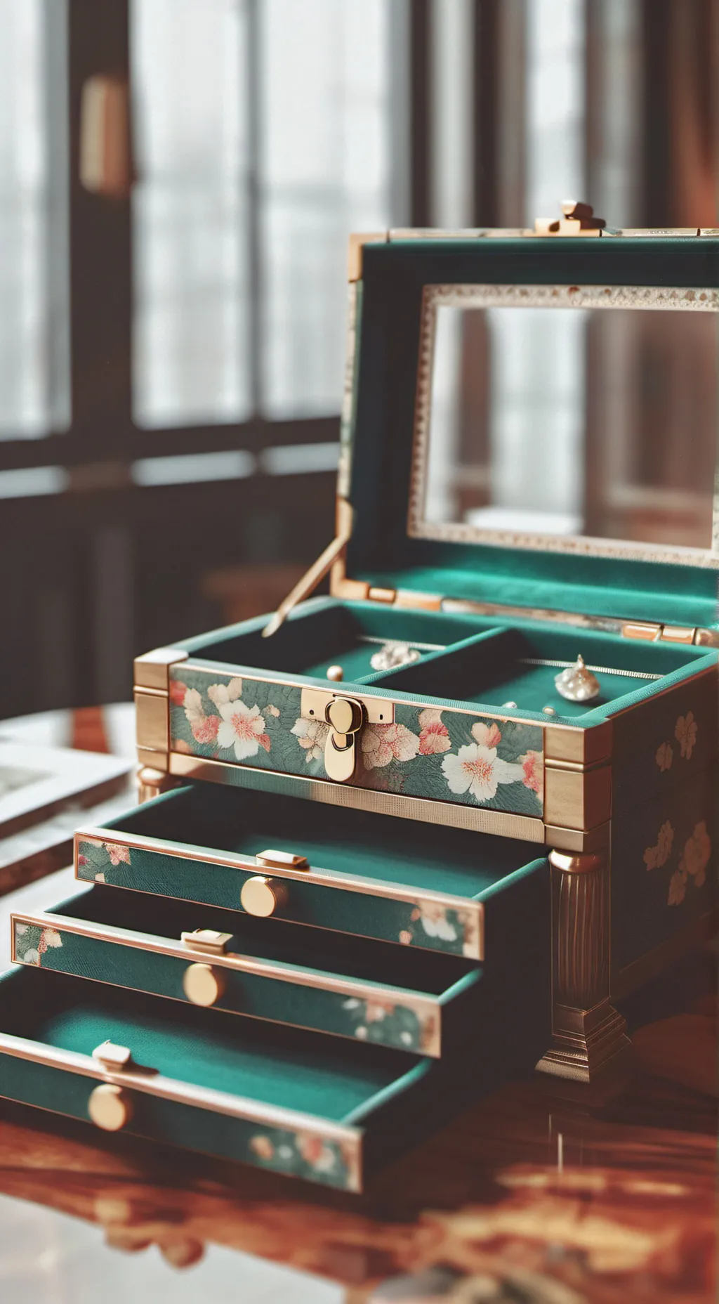 ai character: jewelry box kid background