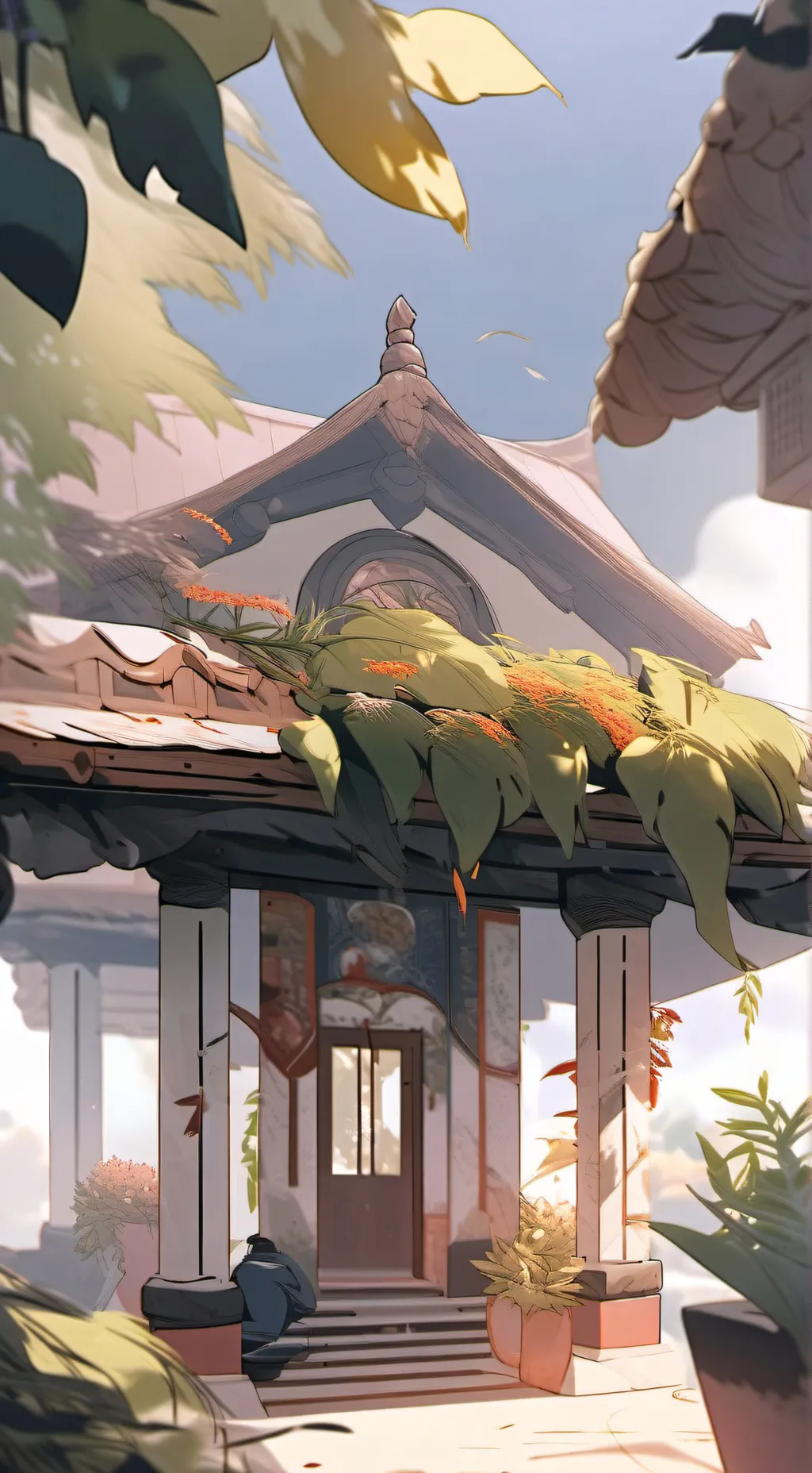 ai character: La escuela background