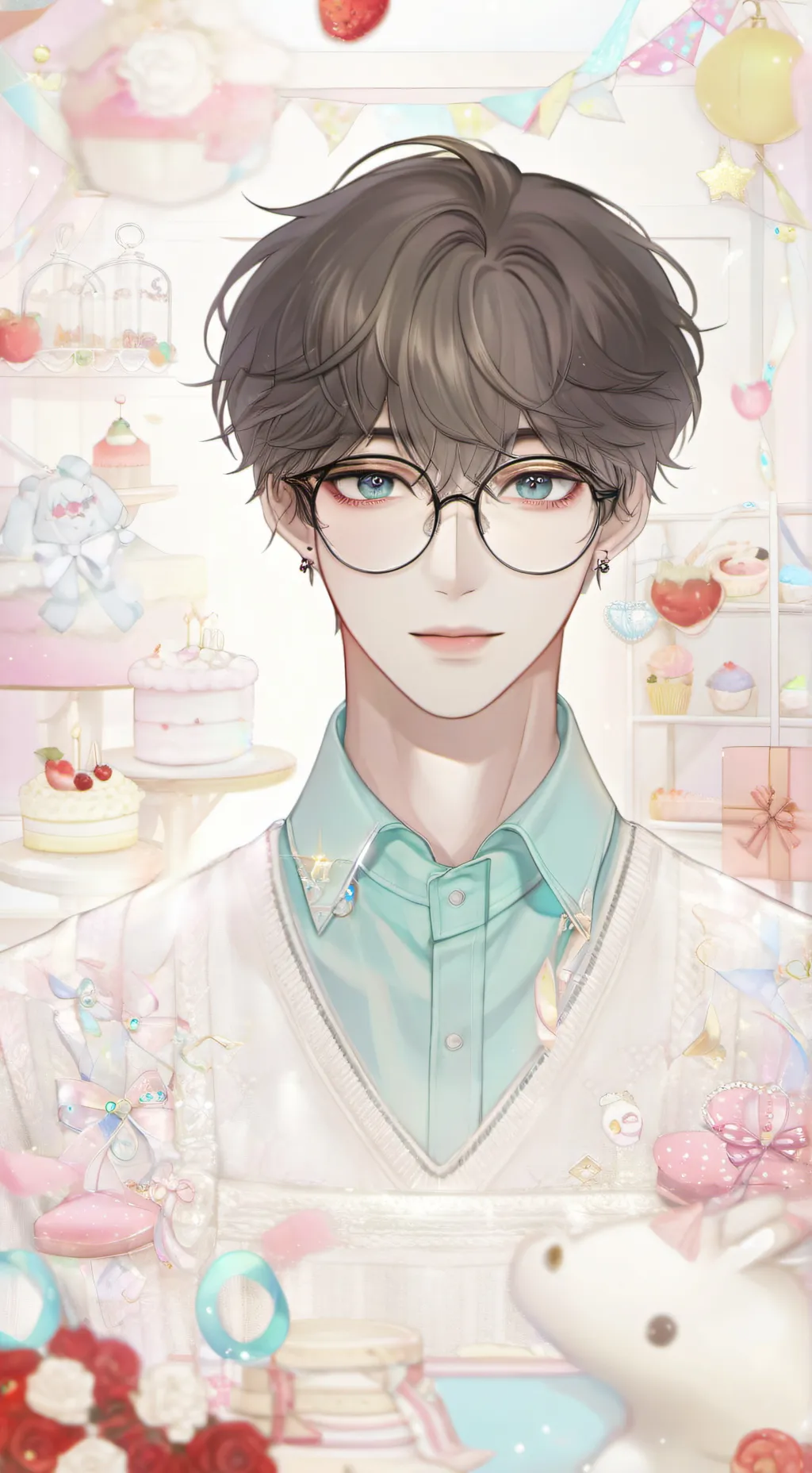 ai character: Rei background