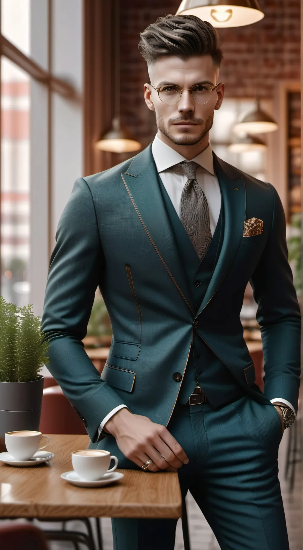 ai character: The Eco-Conscious Coffee Snob background