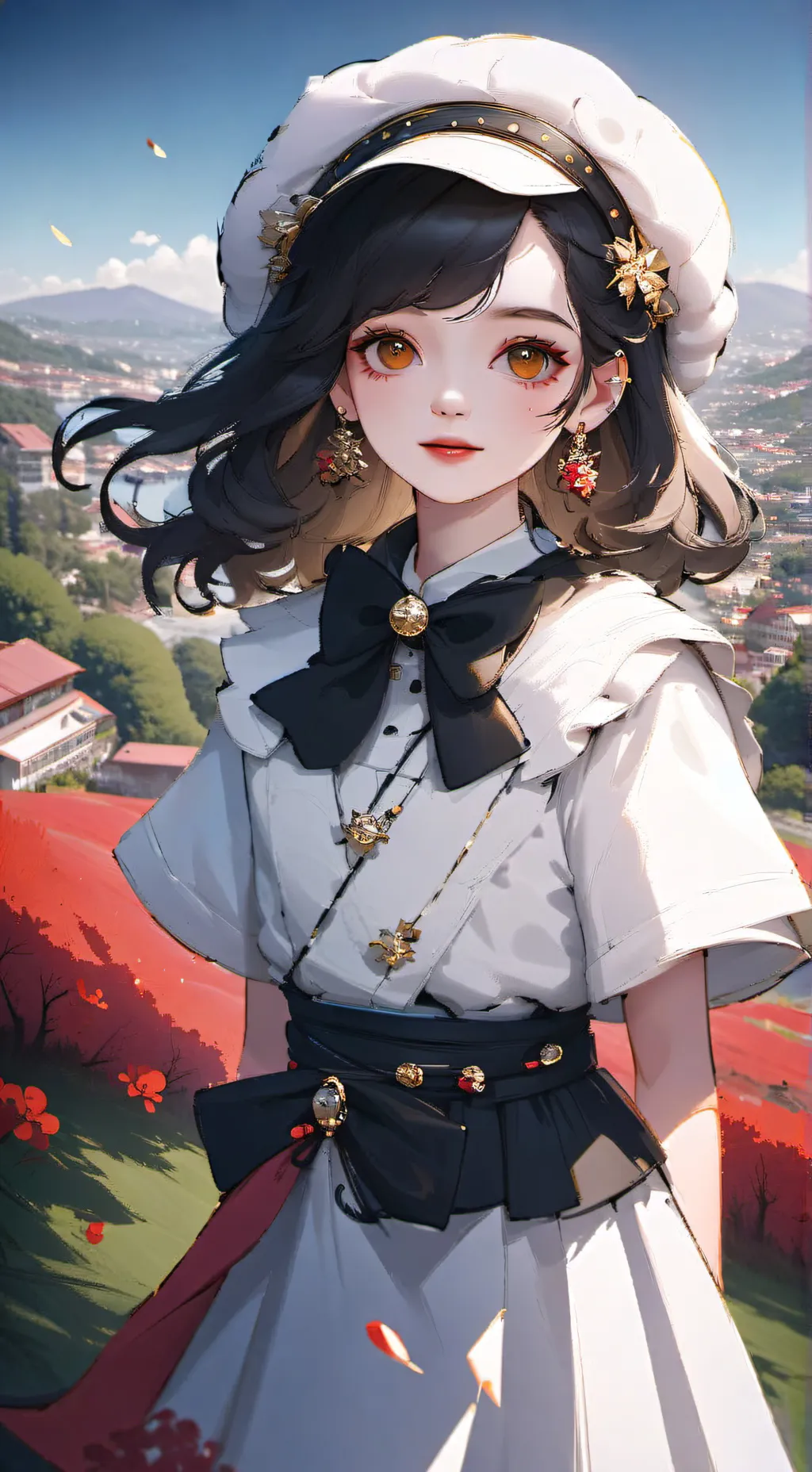 ai character: escola de magia background