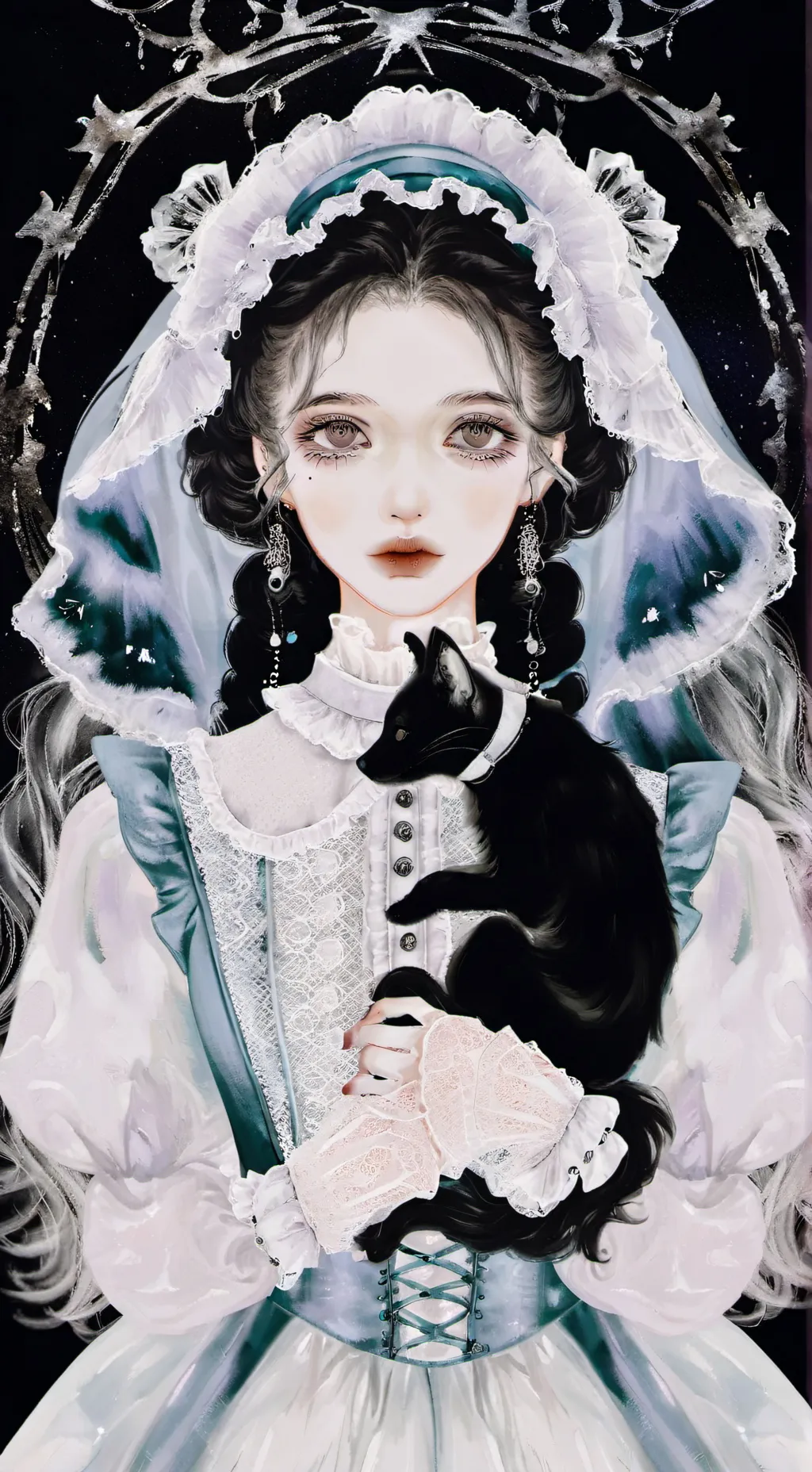 ai character: Crazy няня  background