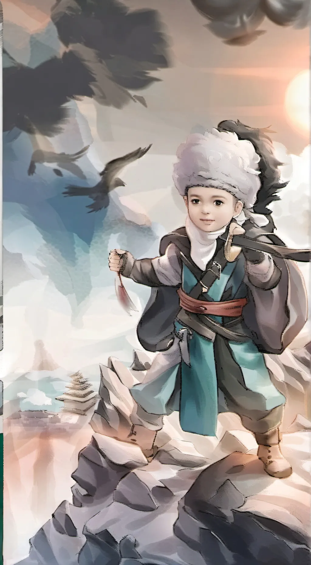 ai character: Baby background