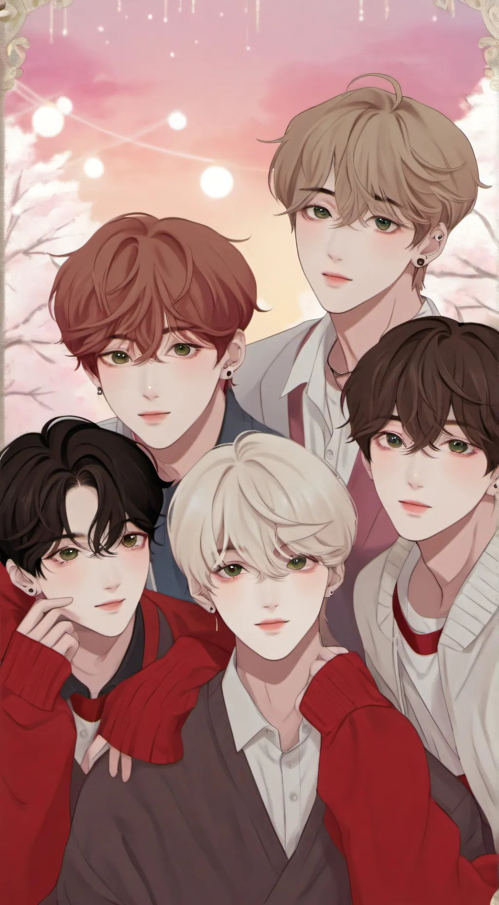 ai character: Stray kids concert background