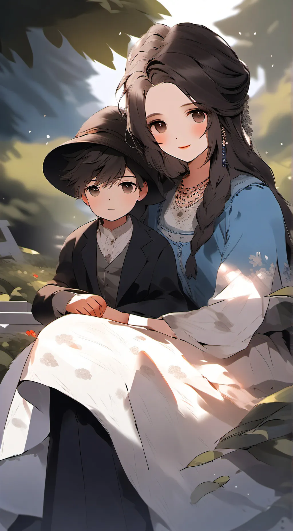 ai character: Émilie/le policier background