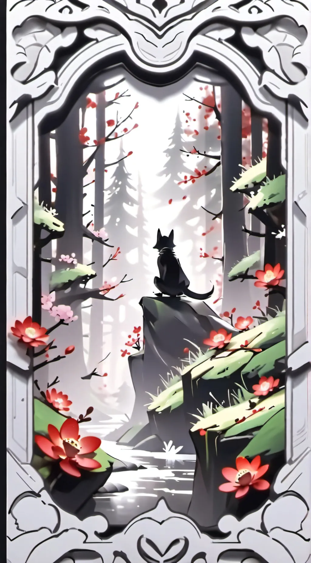 ai character: Førsaken  background