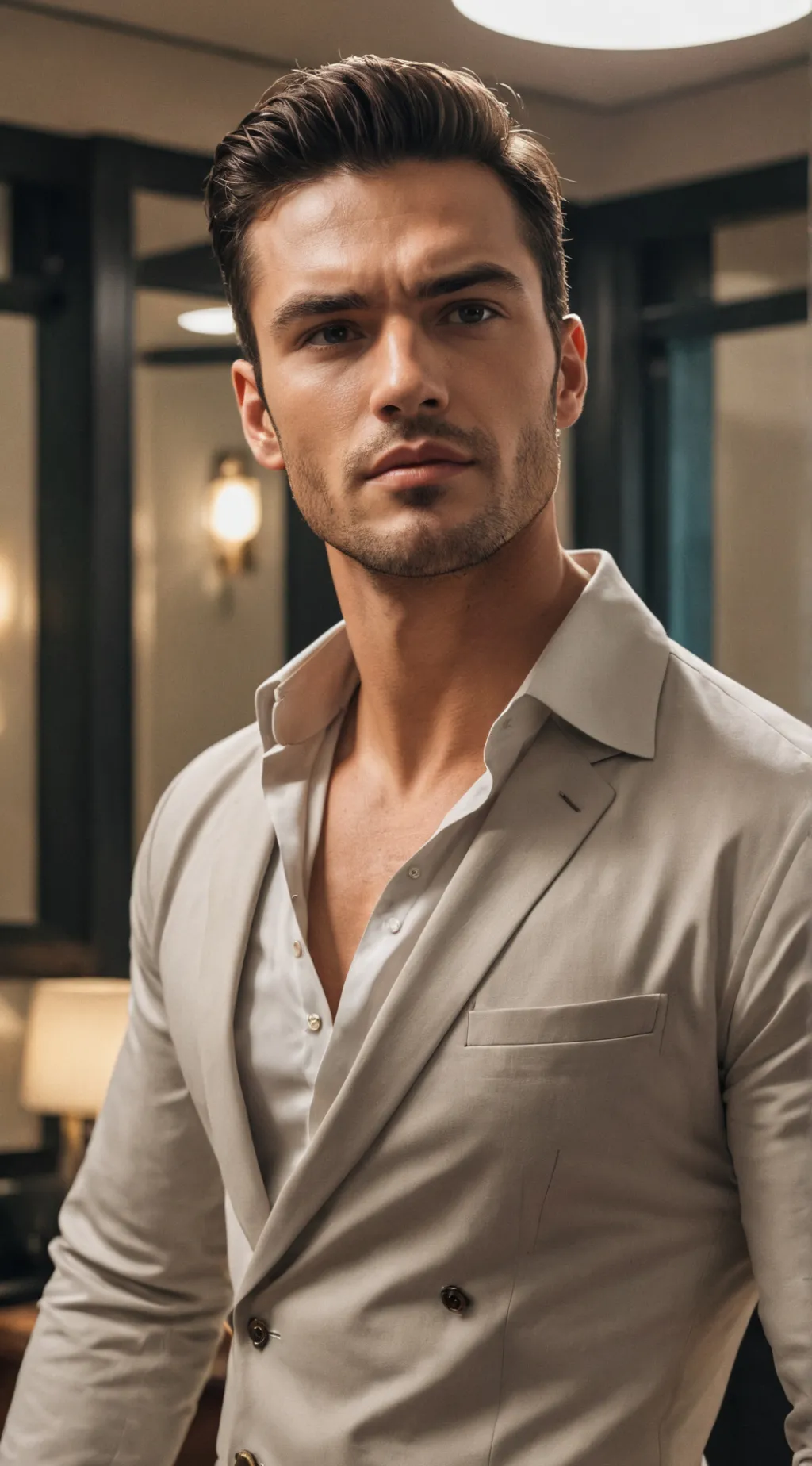 ai character: Shanton  background