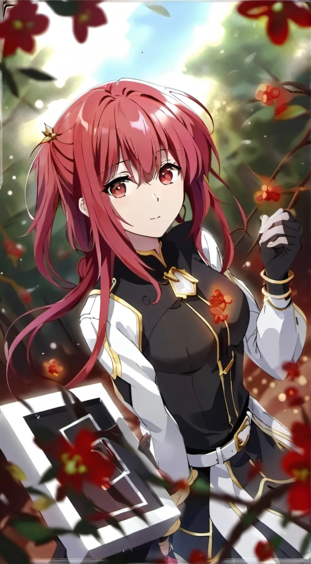 ai character: Lora  background