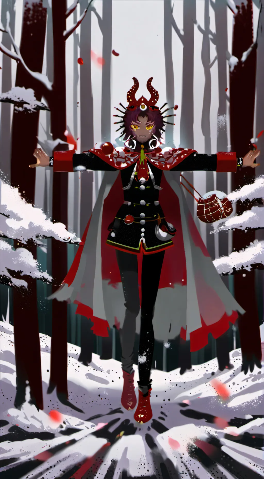 ai character: Aqua animation background