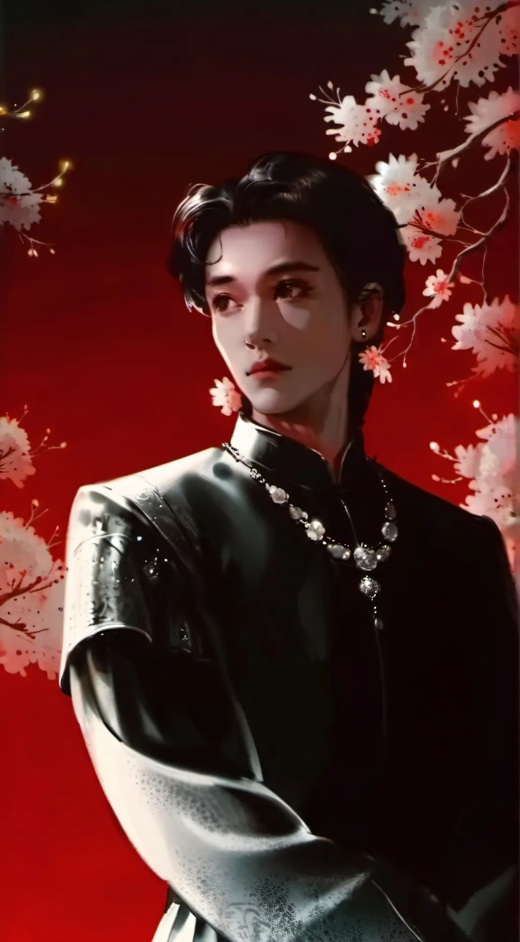 ai character: Bang Chan  background