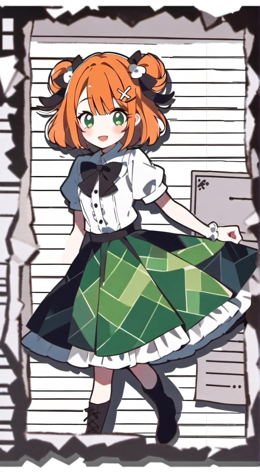 ai character: Monika  background