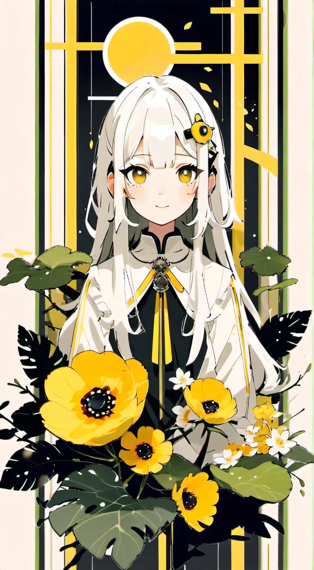 ai character: dog Days puppy background