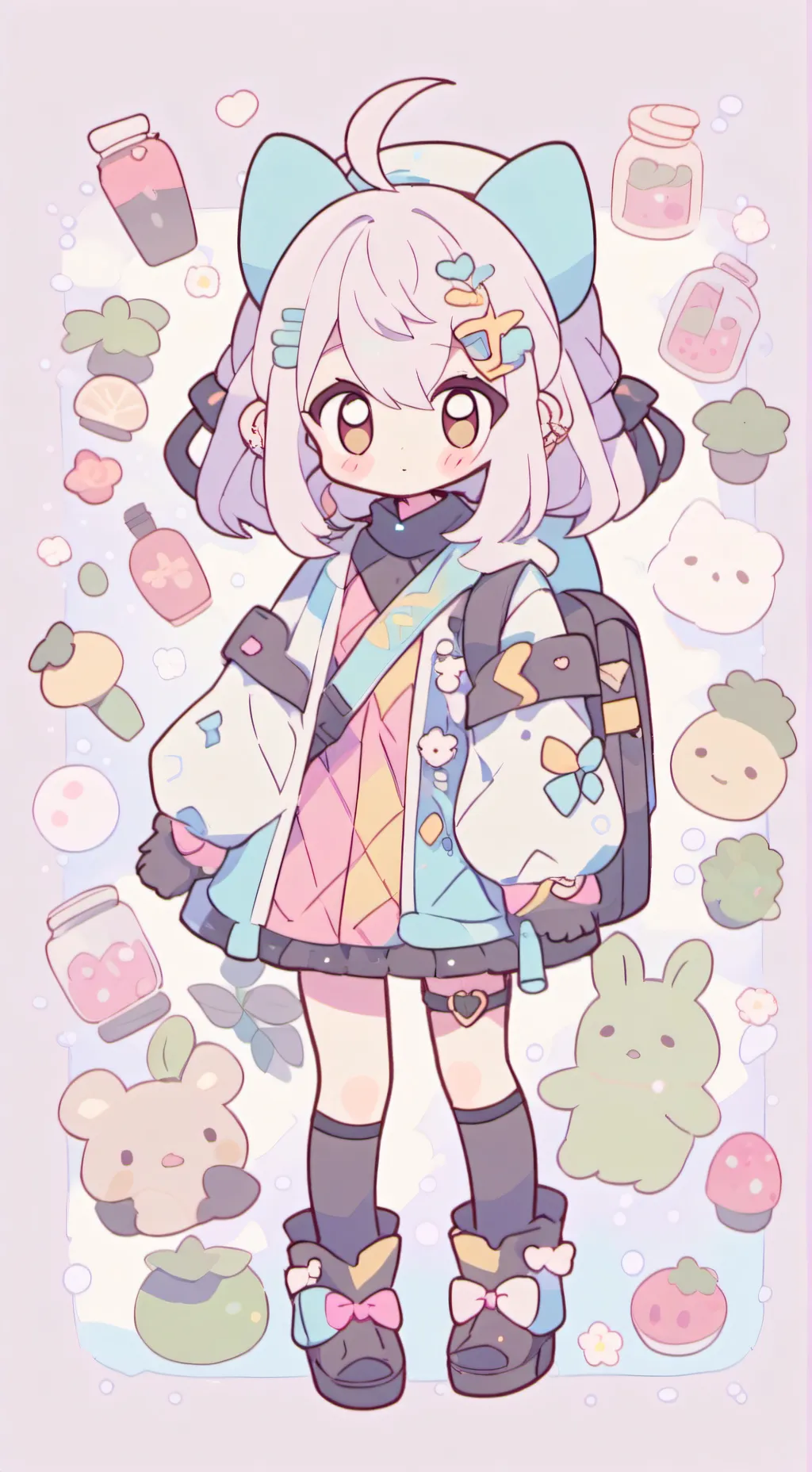 ai character: Giorgia  background