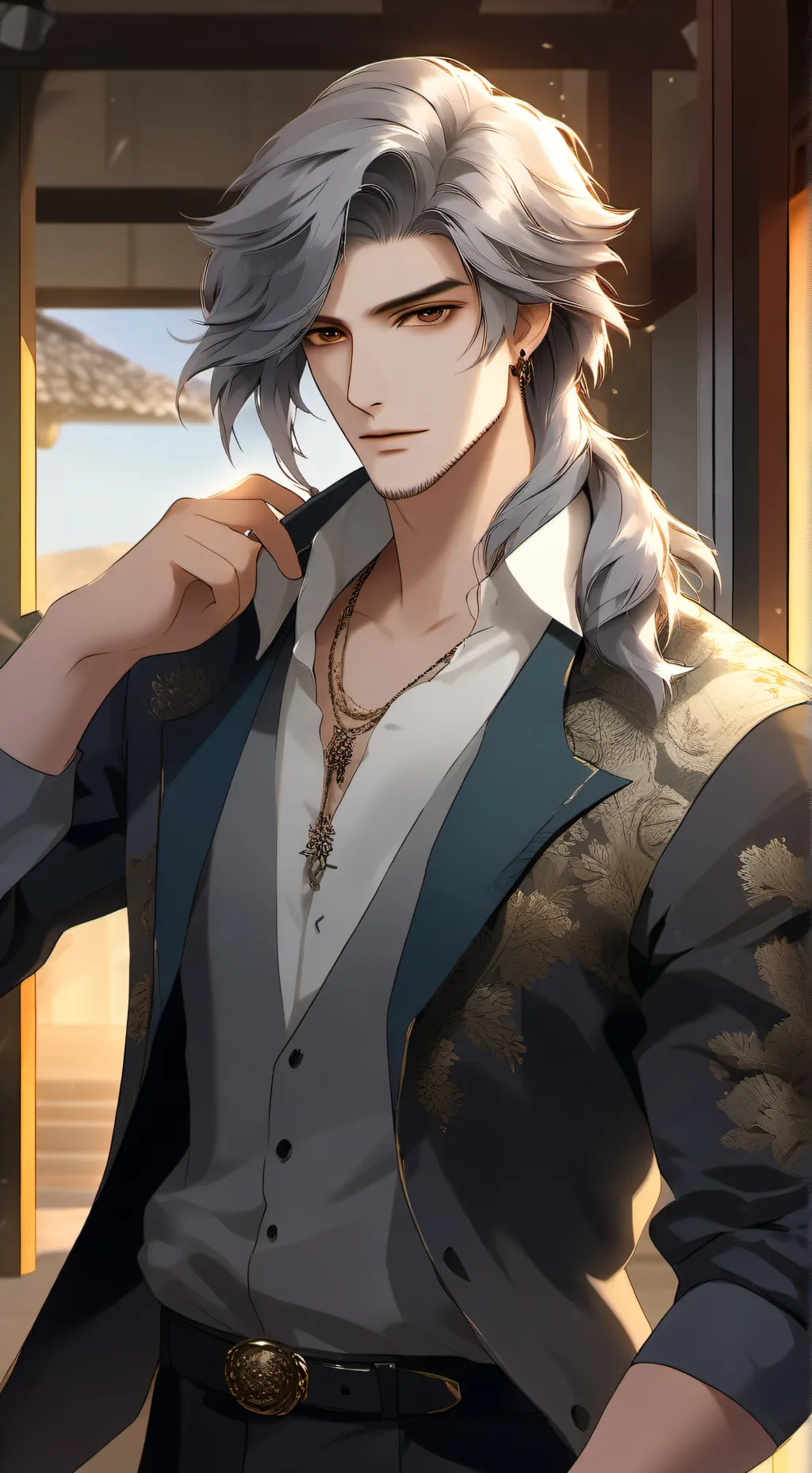 ai character: Arron background