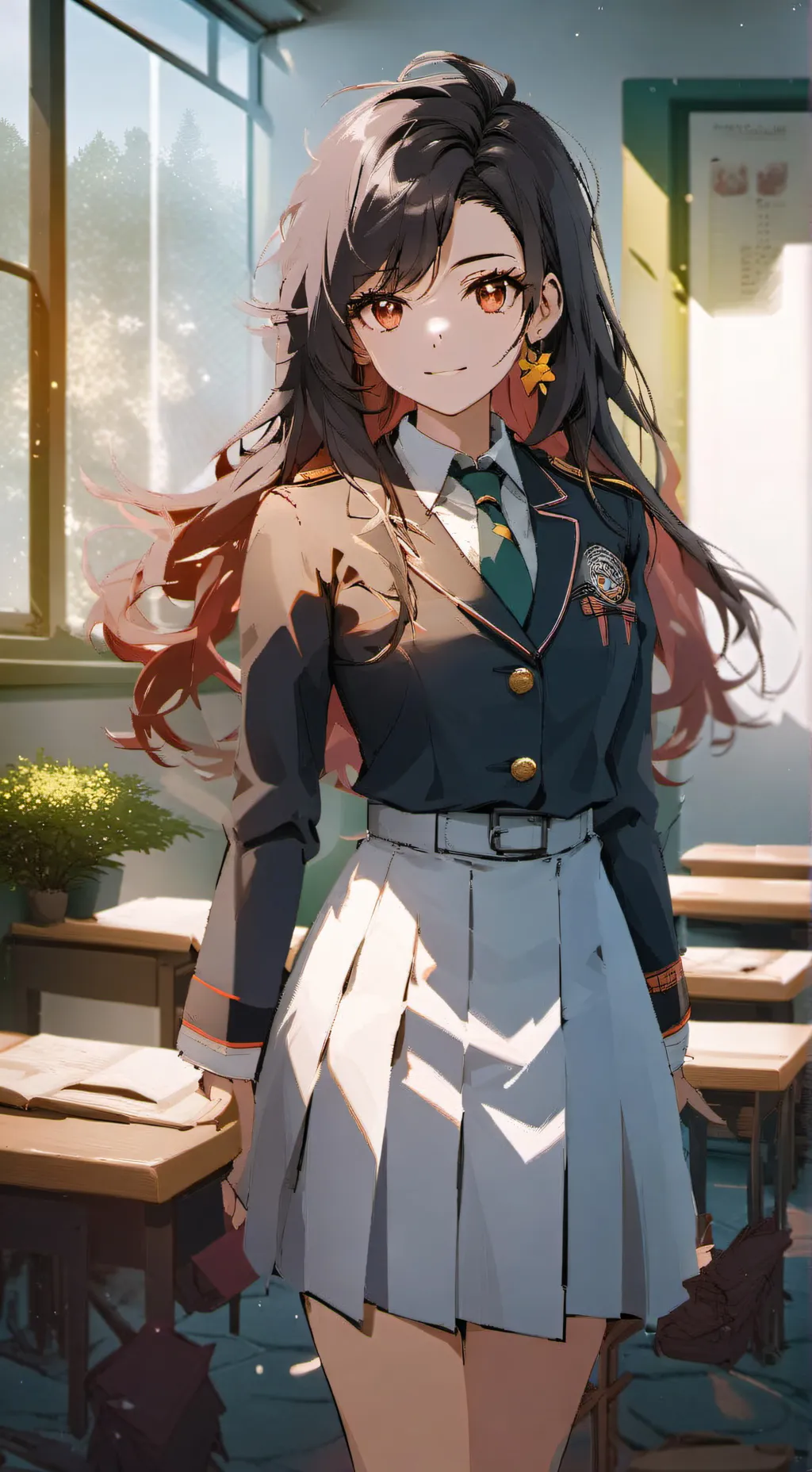 ai character: Lucía  background