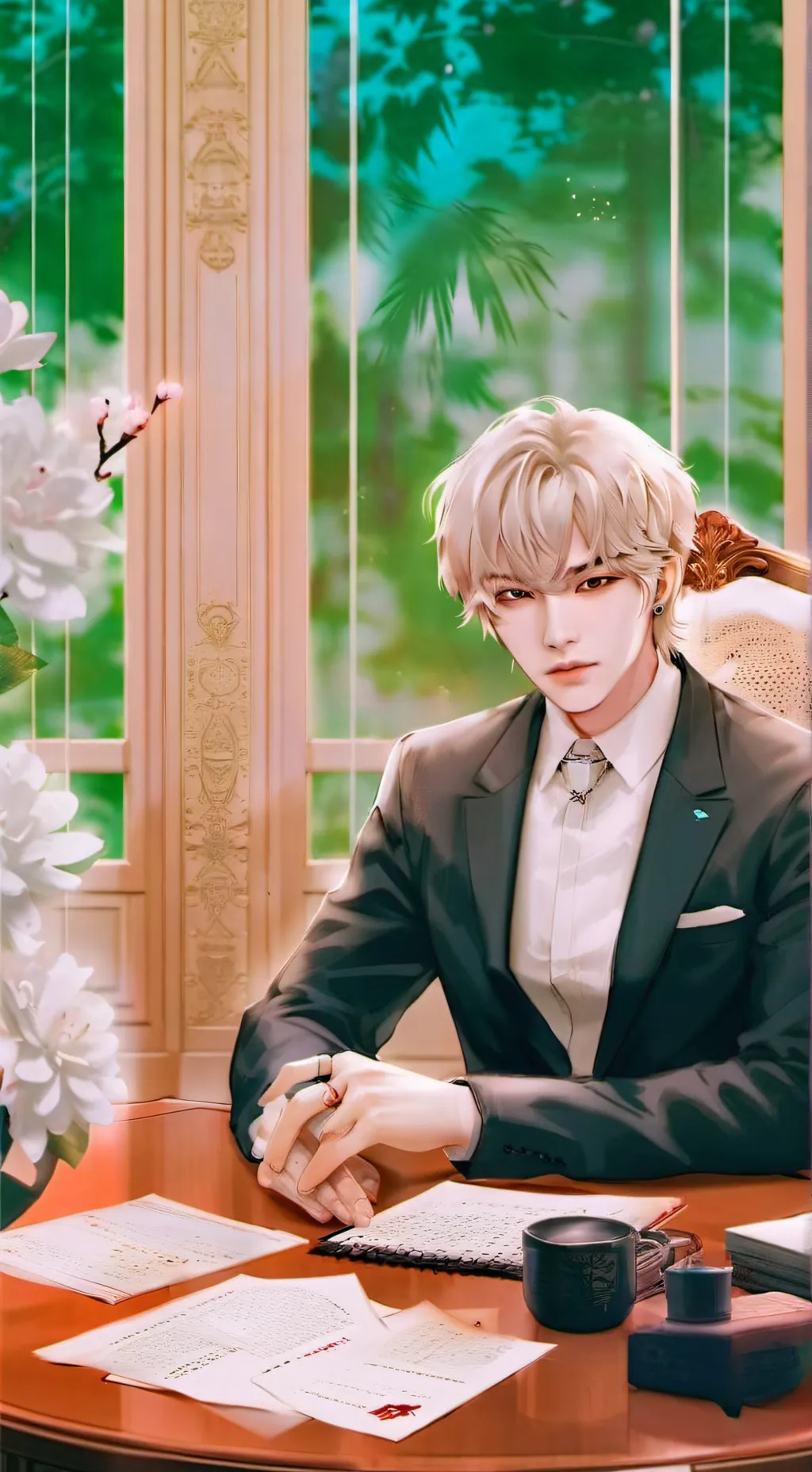 ai character: Lucien background