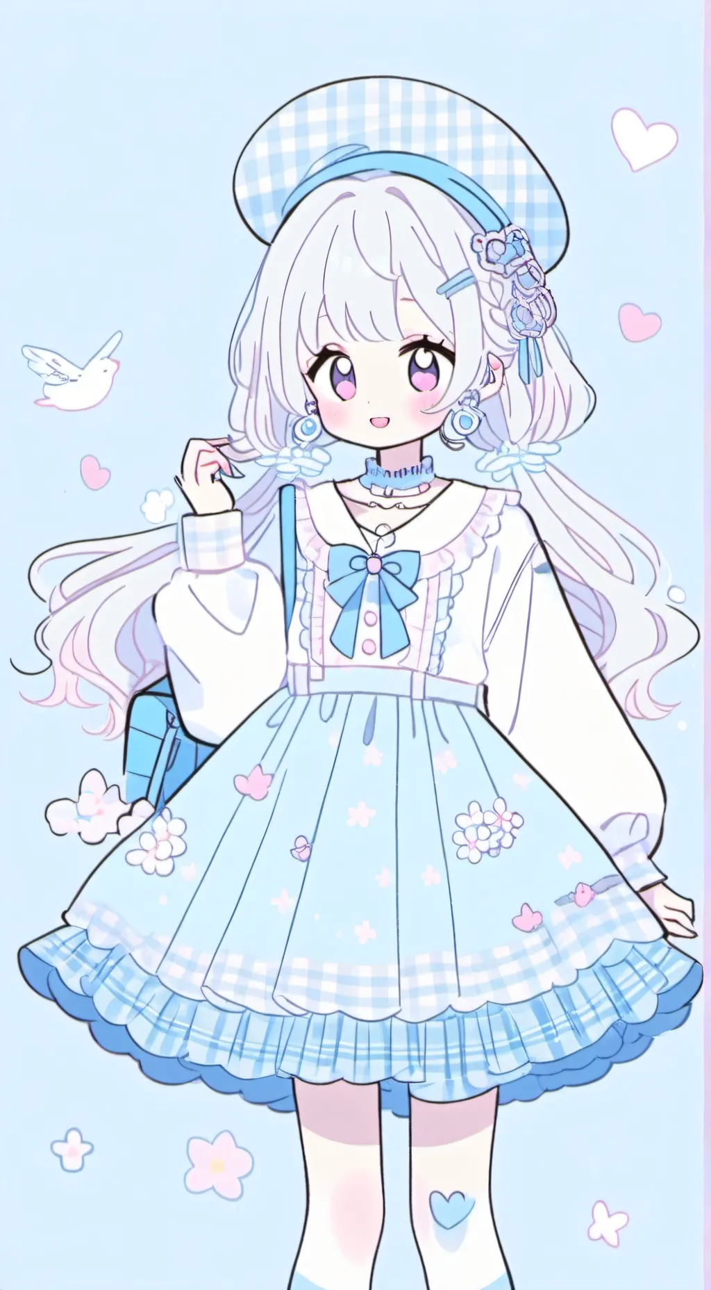 ai character: ruby  background