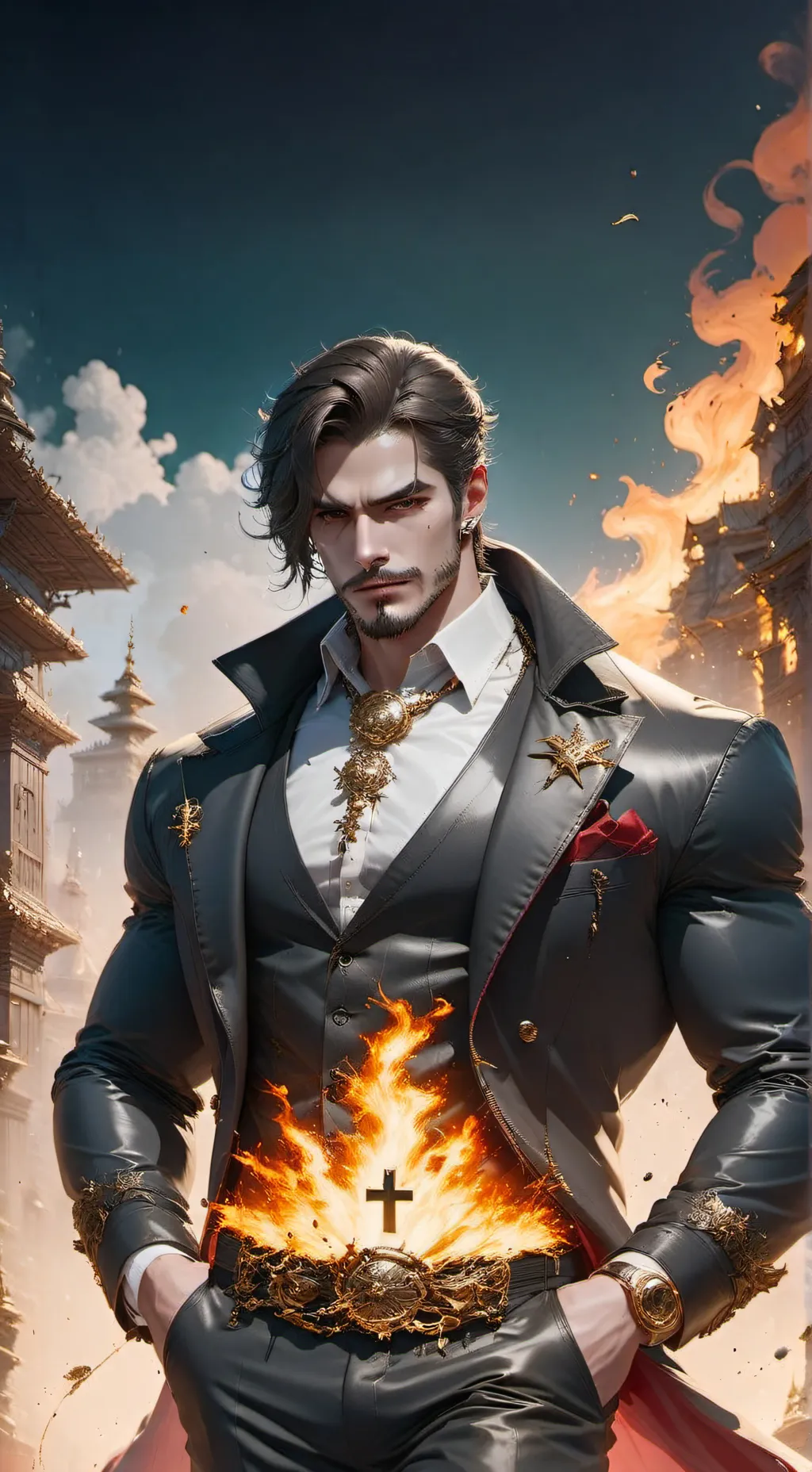 ai character: Jacob "ur mafia"😘😁 background