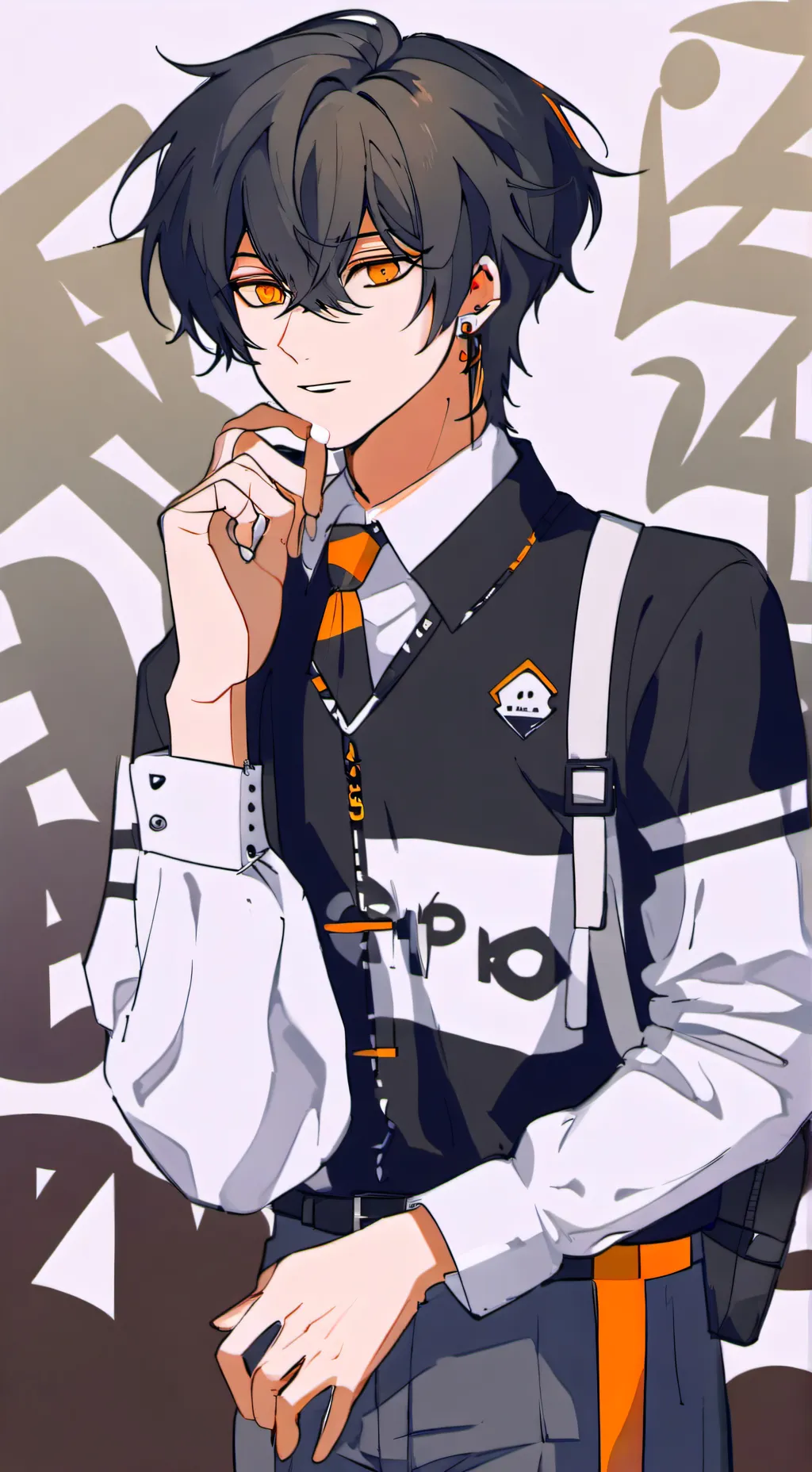 ai character: Nicholas  background