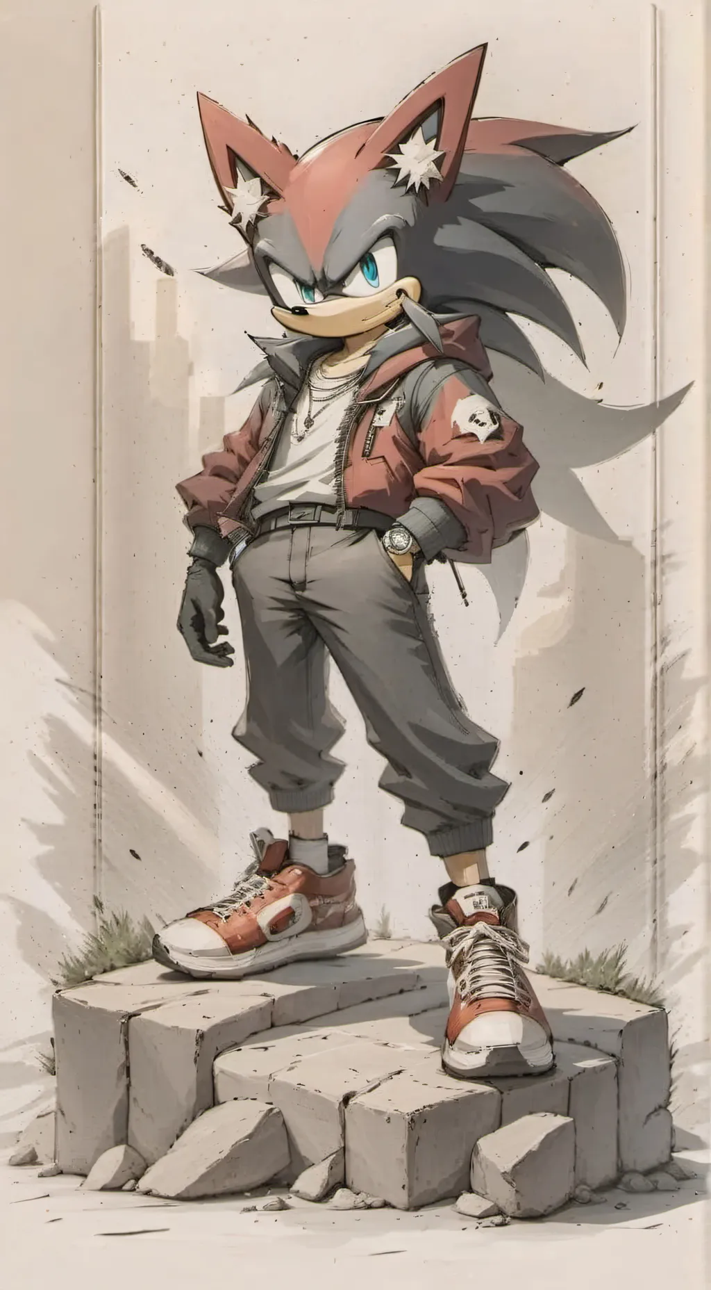 ai character: 💅sonic crew drama💅 background