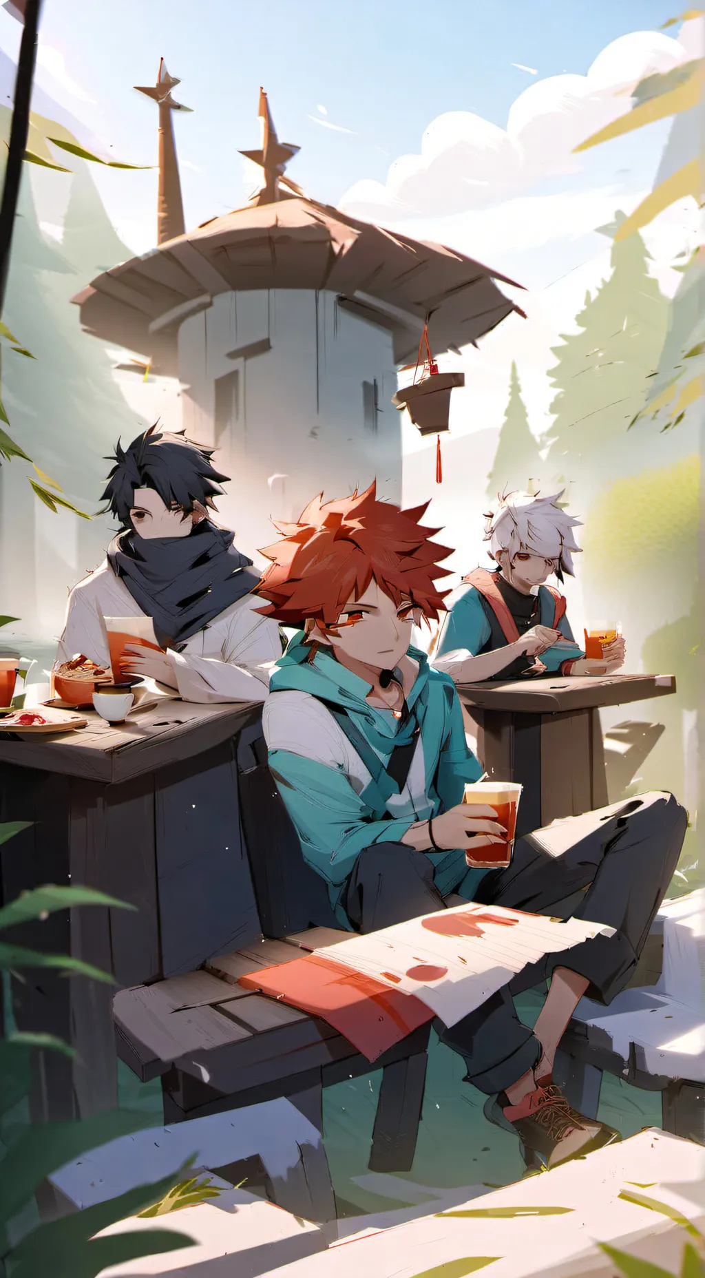 ai character: Bakudeku  background