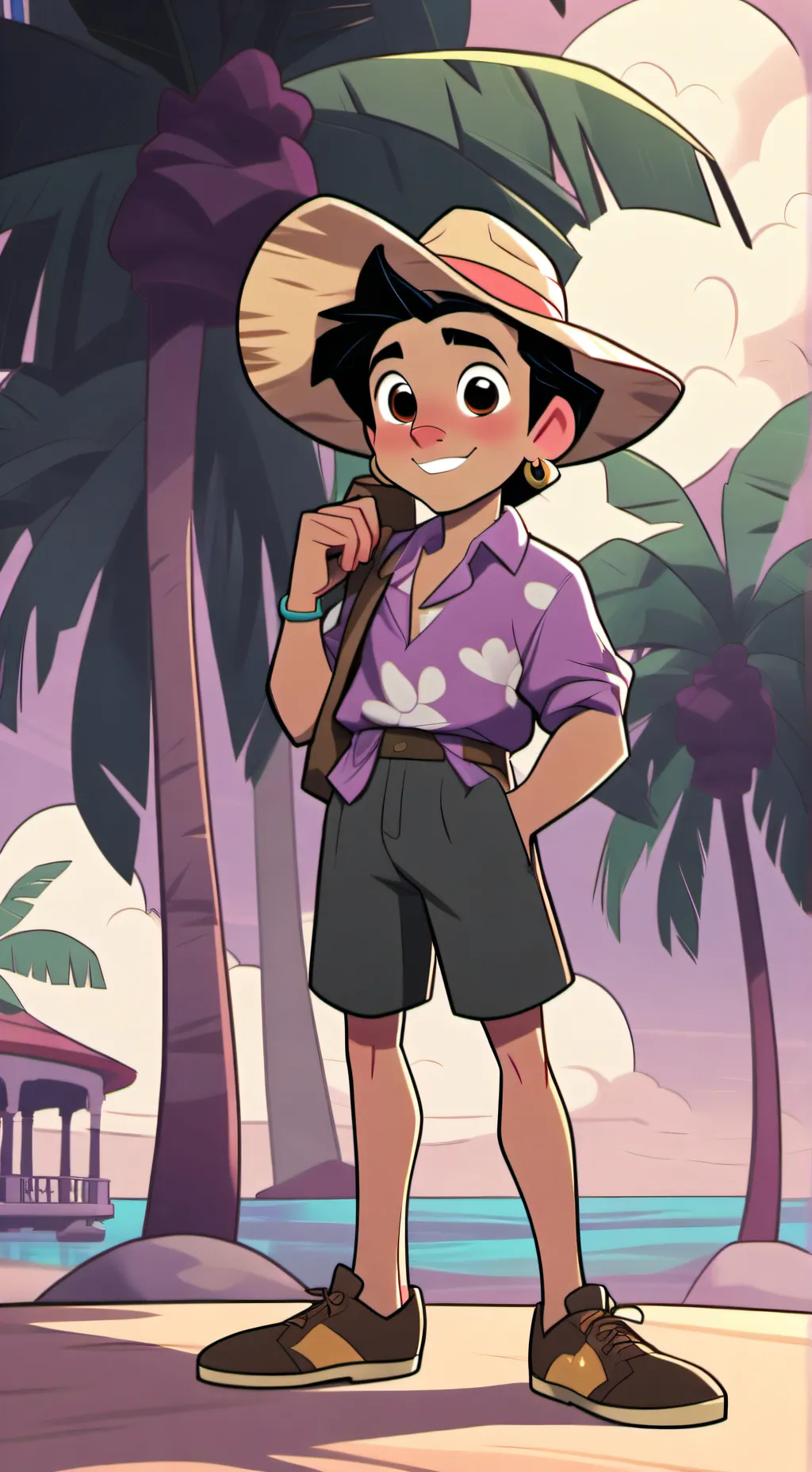 ai character: Sonic background