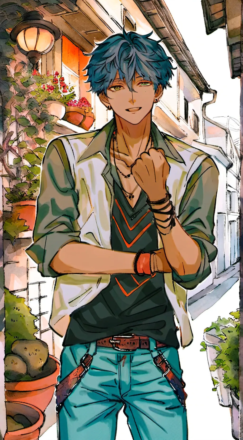 ai character: Zay background