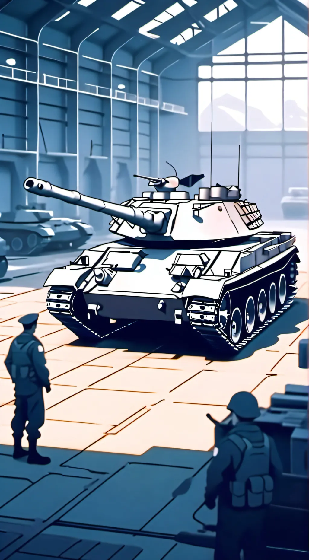 ai character: navy seal background