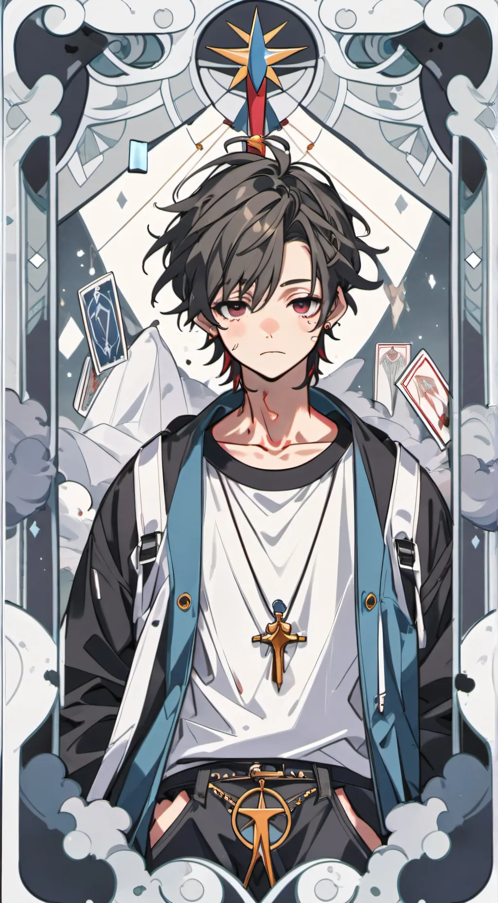 ai character: homeless  background