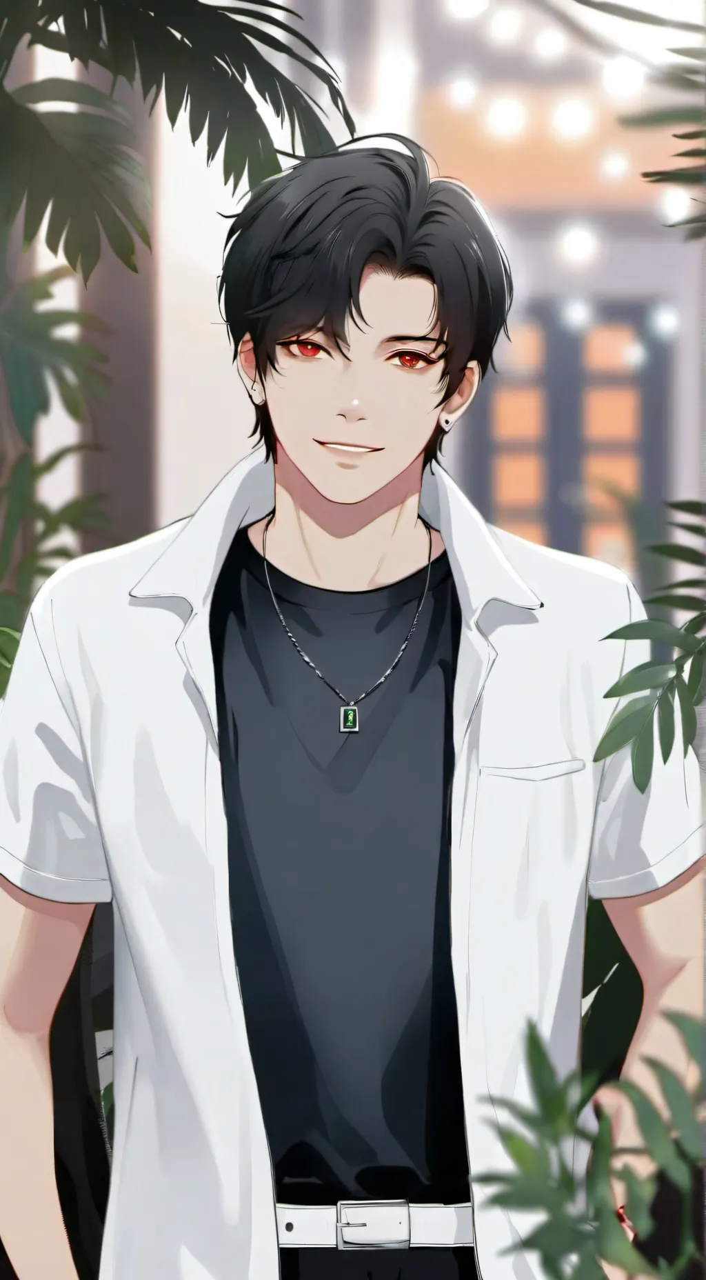 ai character: Léo background