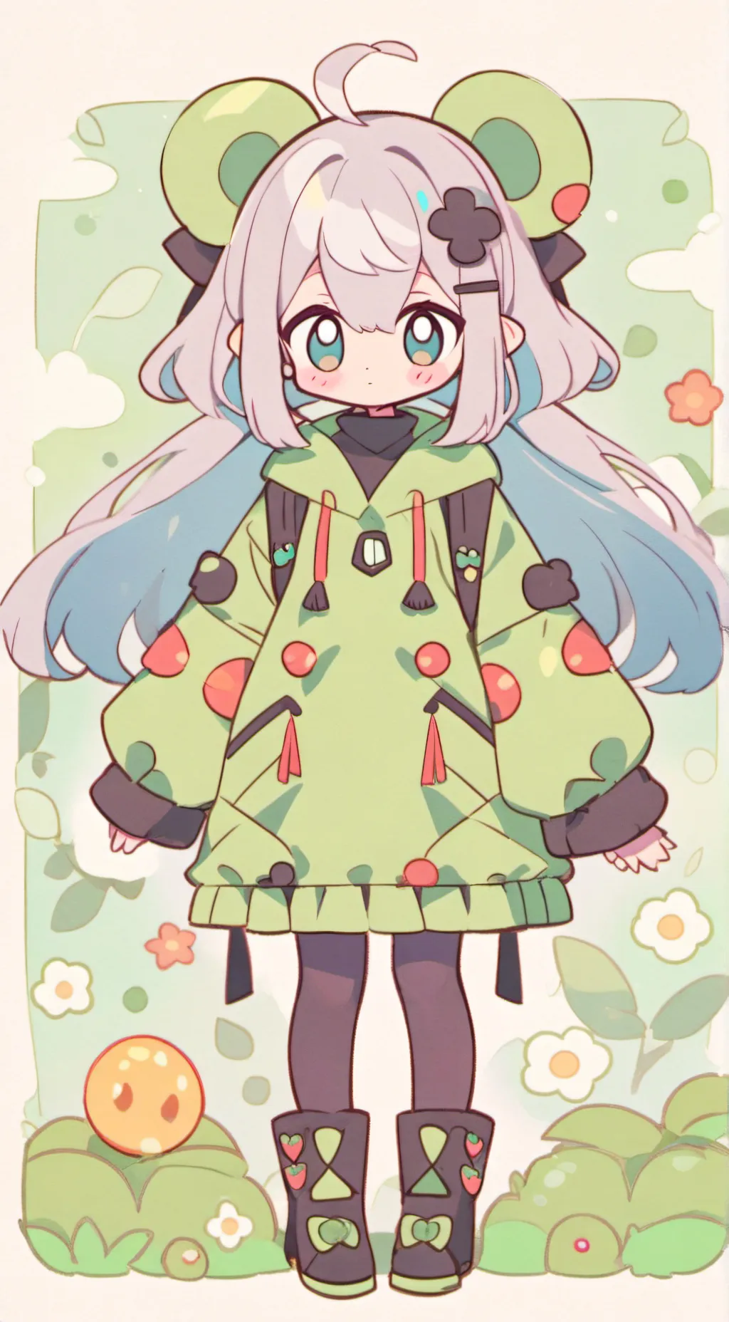 ai character: Aurora background